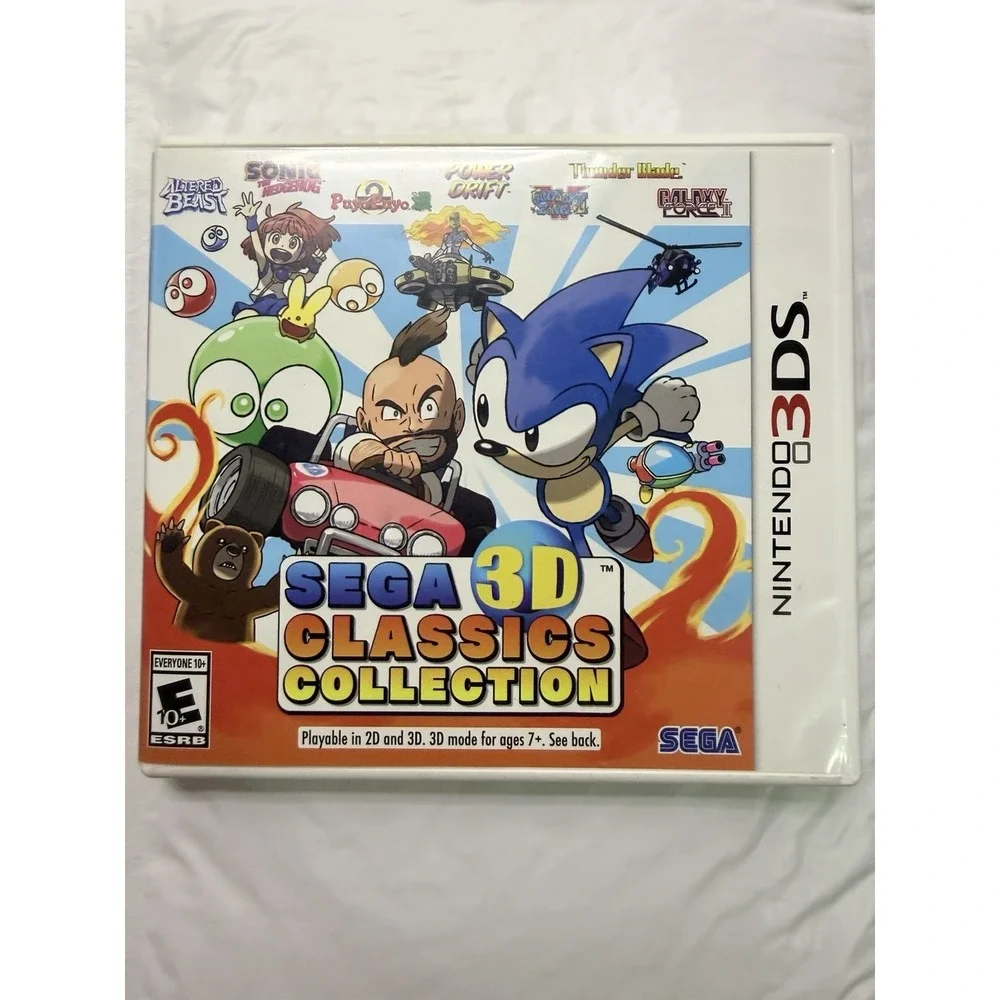 Sega 3D Classics Collection (Nintendo 3DS) - Complete CIB With Sticker Sheet!